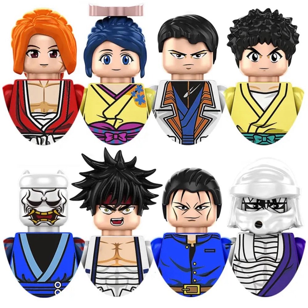 Rurouni Kenshin Japanese Anime Figures Set of 8